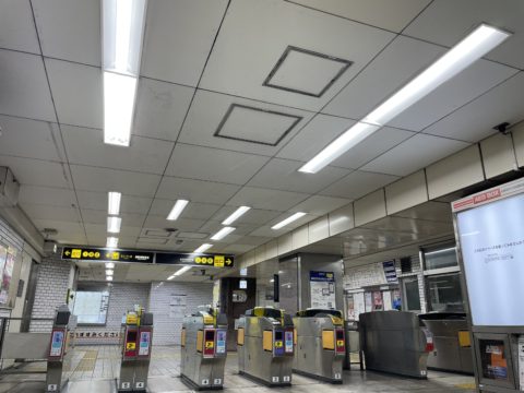大阪メトロＬＥＤ化更新工事