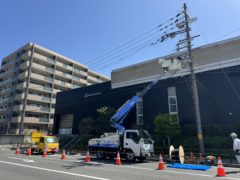 レクサス店高圧ケーブル更新工事