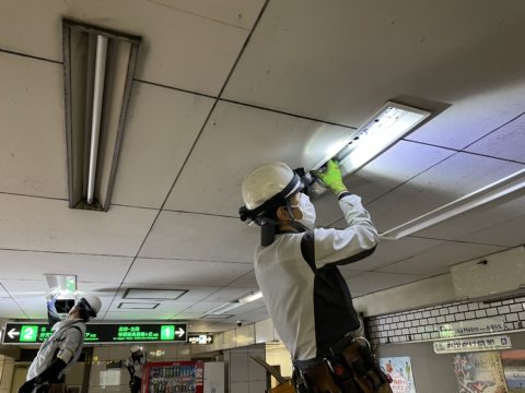 大阪メトロＬＥＤ化更新工事